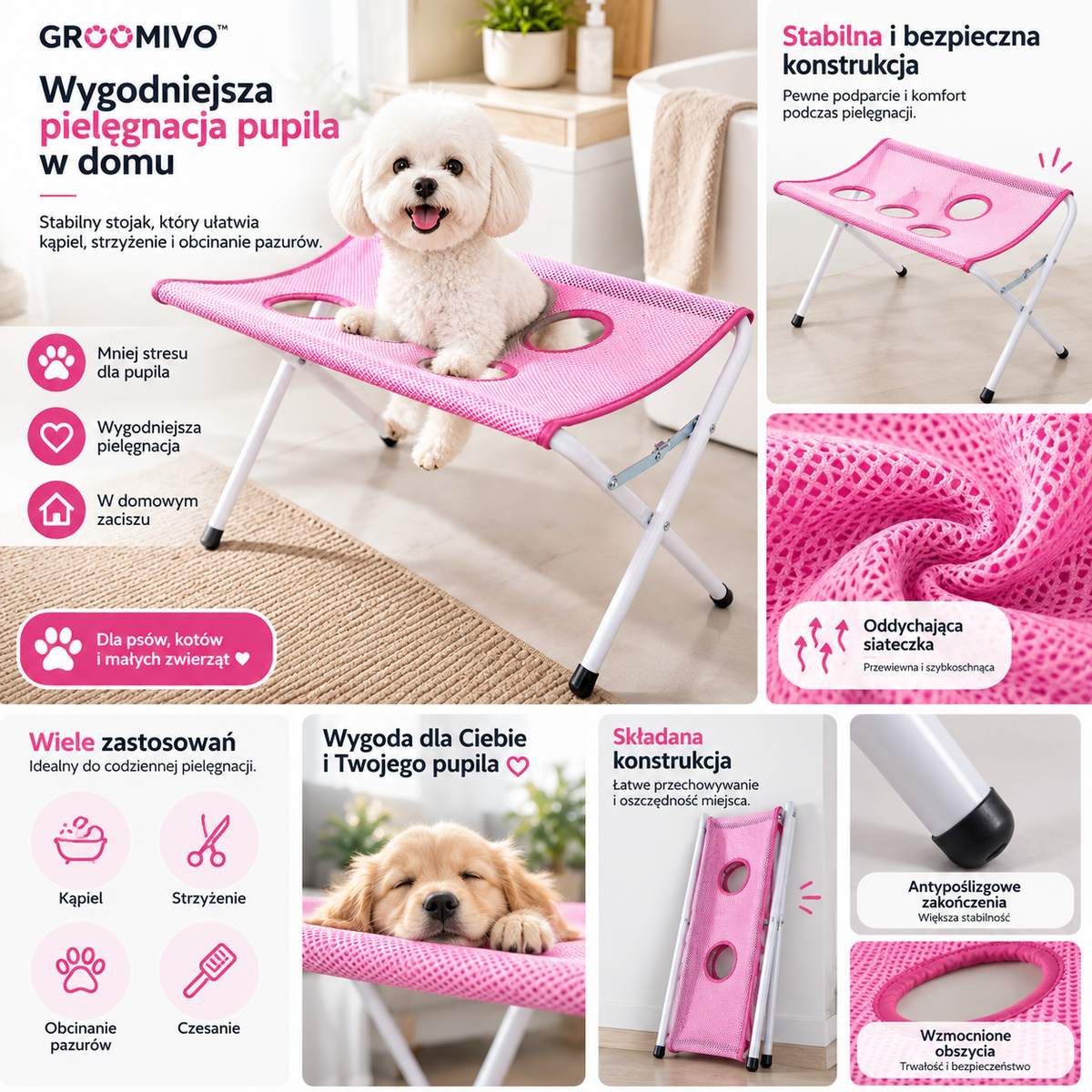Grooming Stand | Stojak do pielęgnacji pupila