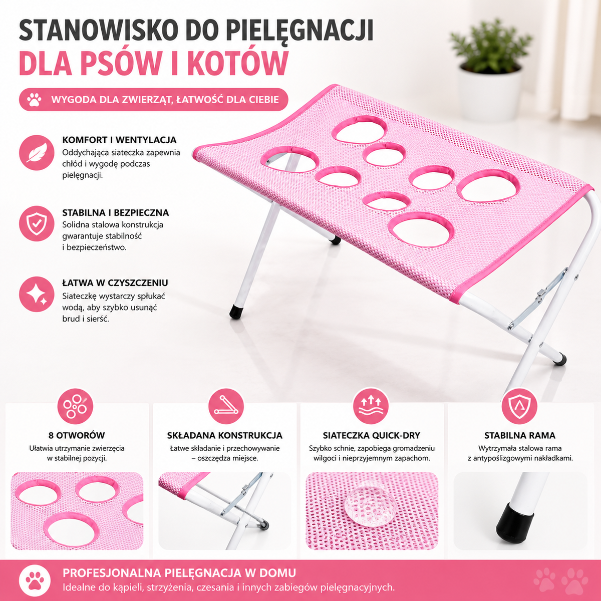 Grooming Stand | Stojak do pielęgnacji pupila