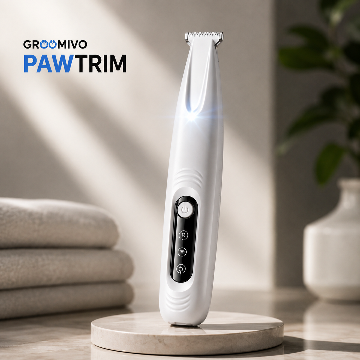 Groomivo™ PawTrim | Precyzyjny trymer do łap z LED